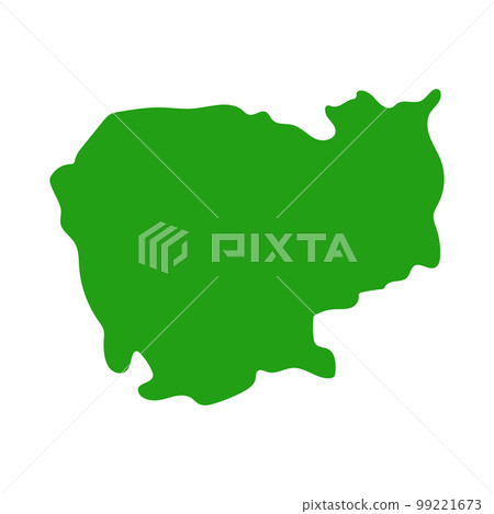 Cambodia map icon. Kingdom of Cambodia. vector. 99221673
