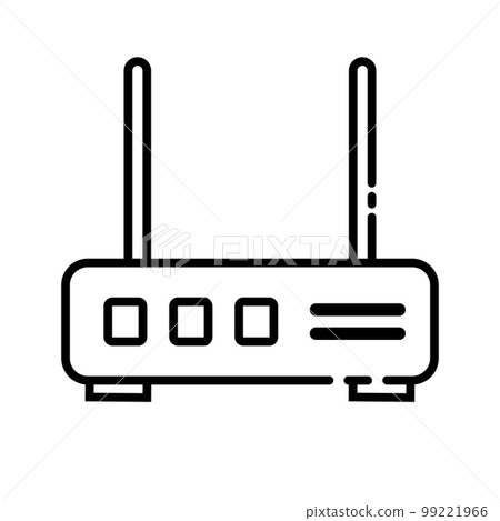 互聯網網絡 Wi-Fi 圖標。向量。 互聯網網絡 Wi-Fi 圖標。向量。 99221966