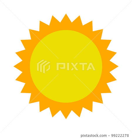 Sun icon in flat design. summer. vector. Sun icon in flat design. summer. vector. 99222278