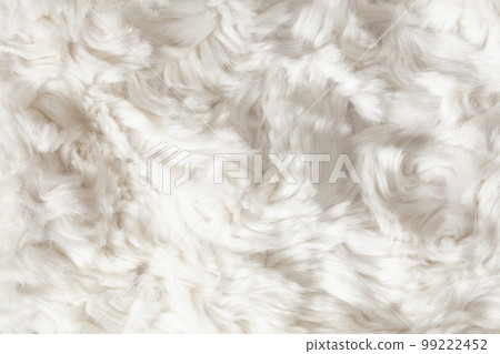 Background of white faux fur closeup. Background of white faux fur closeup. 99222452