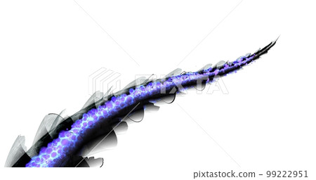 Hair deep nutrition process illustration.  Drops of hair care products inside the damaged hair. 99222951