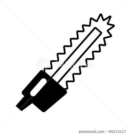 Chainsaw icon. Electric tool. industry. vector. 99223217