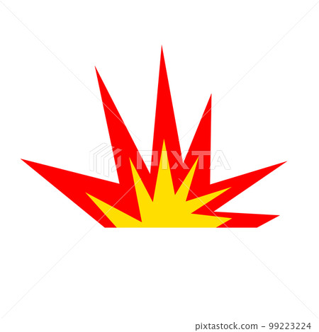 bombing icon. Explosion impact. vector. bombing icon. Explosion impact. vector. 99223224