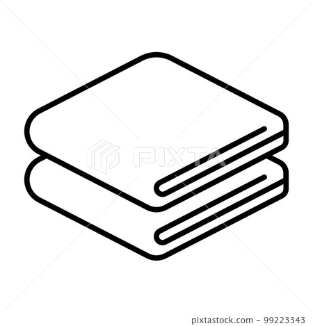 towel icon. face towels and bath towels. vector. towel icon. face towels and bath towels. vector. 99223343