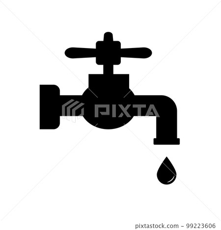 Tap icon. water supply. vector. 99223606