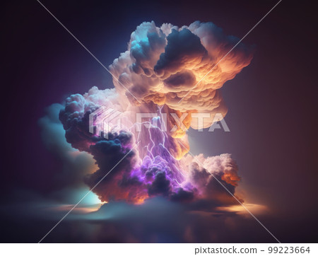 Abstract image of colorful clouds Abstract image of colorful clouds 99223664