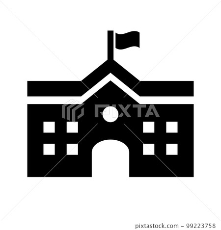College building or campus icon. vector. College building or campus icon. vector. 99223758