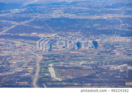 Aerial view of the Dallas city downtown cityscape Aerial view of the Dallas city downtown cityscape 99224162