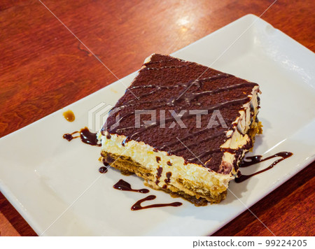 Close up shot of Tiramisu Close up shot of Tiramisu 99224205