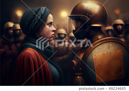 Battle against discrimination 99224685