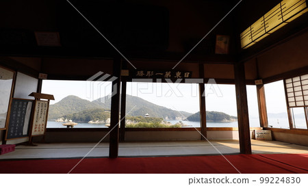 Fukuzenji Taichoro, located in Tomonoura, Fukuyama City, Hiroshima Prefecture. 99224830