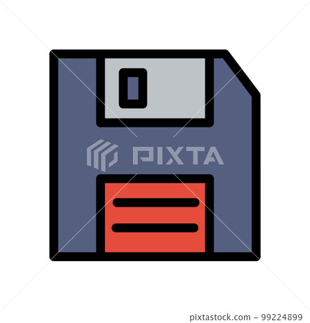 Floppy disc icon line isolated on white background. Black flat thin icon on modern outline style. Linear symbol and editable stroke. Simple and pixel perfect stroke vector illustration Floppy disc icon line isolated on white background. Black flat thin icon on modern outline style. Linear symbol and editable stroke. Simple and pixel perfect stroke vector illustration 99224899