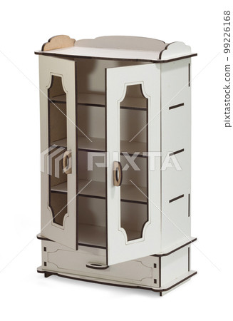 Empty closet, isolated on white background Empty closet, isolated on white background 99226168