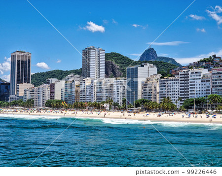 Copacabana beach in Rio de Janeiro, Brazil is the most famous beach of Rio de Janeiro 99226446