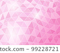 Mosaic pattern background of pink colored polygons 99228721