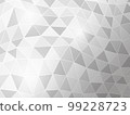 Monochrome polygonal mosaic pattern background 99228723