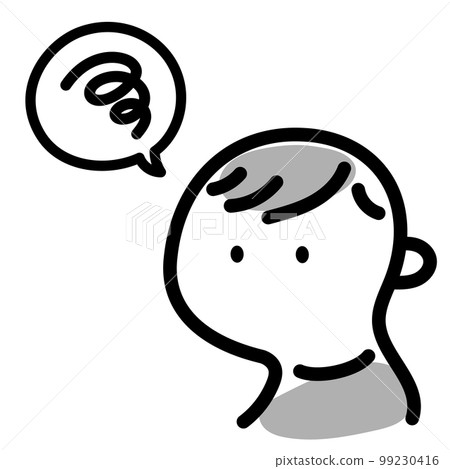 簡單可愛的人物偶像Moyamoya男 99230416