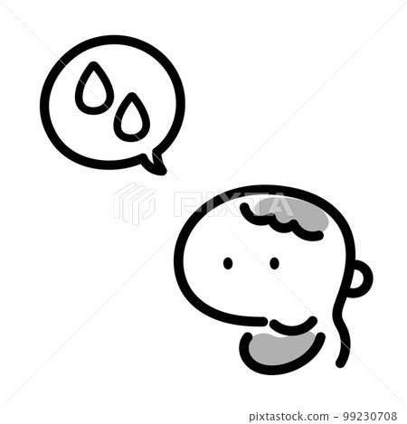 簡單可愛的人物圖標 汗/淚寶貝 簡單可愛的人物圖標 汗/淚寶貝 99230708