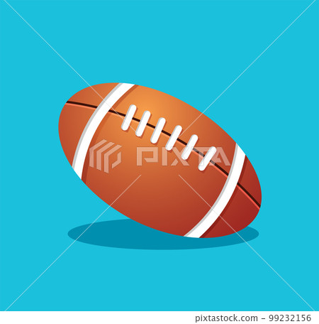 Rugby ball isolated vector illustration Rugby ball isolated vector illustration 99232156