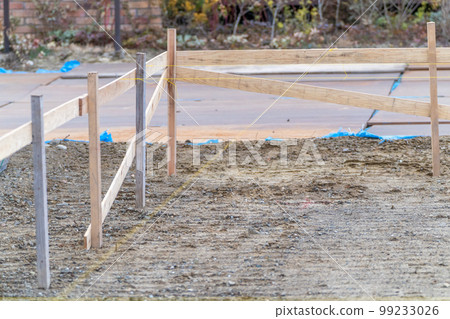 Installation method Foundation work BM GL Cross plate Standard Center line 99233026