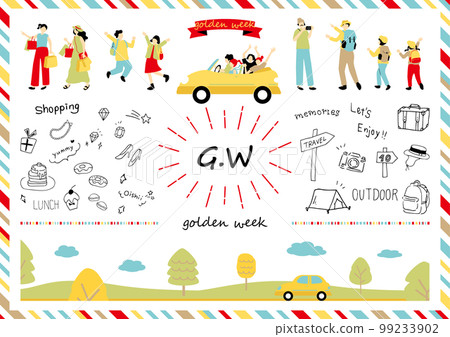 People enjoying Golden Week People enjoying Golden Week 99233902