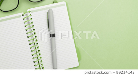 Different Office Supplies, Colored Stickers, Notebooks. Pens, Pencils, Rullers, Marckers. Different School Items. Important information. Accessories lying on desk. Different Office Supplies, Colored Stickers, Notebooks. Pens, Pencils, Rullers, Marckers. Different School Items. Important information. Accessories lying on desk. 99234142