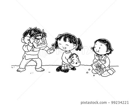 節分的孩子們 節分的孩子們 99234221