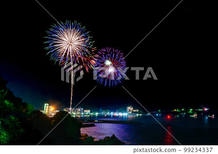 Toi Summer Festival Marine Fireworks Festival, Izu City, Shizuoka Prefecture Toi Summer Festival Marine Fireworks Festival, Izu City, Shizuoka Prefecture 99234337