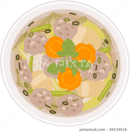 泰國菜“淡湯”插圖（正上方） 99234616