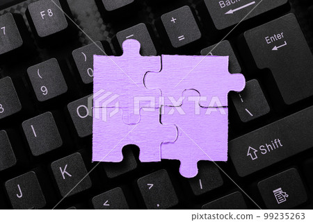 Colored sticker lying on black keyboard. Important information written over paper. Image with school supplies. Multiple Assorted Collection Office Stationery. 99235263