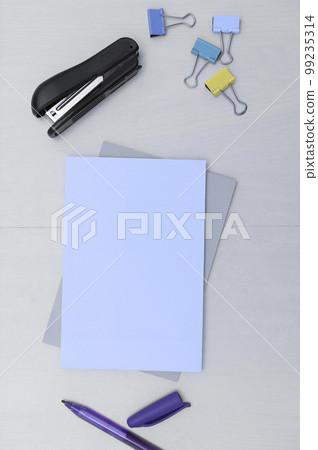 Important Message Written On Piece OF Paper. Photo Of Different Office Supplies, Stickers, Notebooks, Pens, Pencils, Rullers, Marckers, Stapler, Wallet. Main Information. Important Message Written On Piece OF Paper. Photo Of Different Office Supplies, Stickers, Notebooks, Pens, Pencils, Rullers, Marckers, Stapler, Wallet. Main Information. 99235314