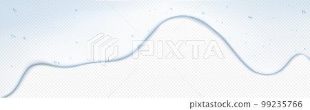 Realistic serum gel texture flow on transparent 99235766