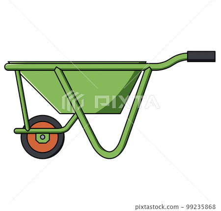 Illustration of a unicycle for transportation Illustration of a unicycle for transportation 99235868