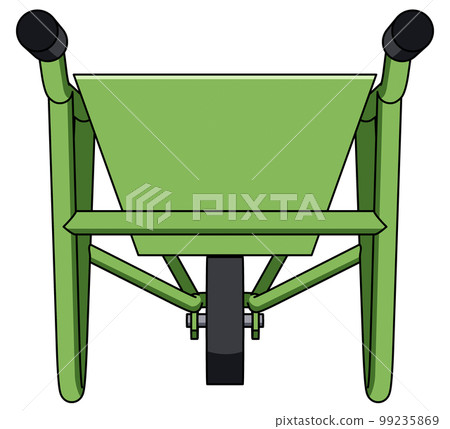 Illustration behind a unicycle for transportation Illustration behind a unicycle for transportation 99235869