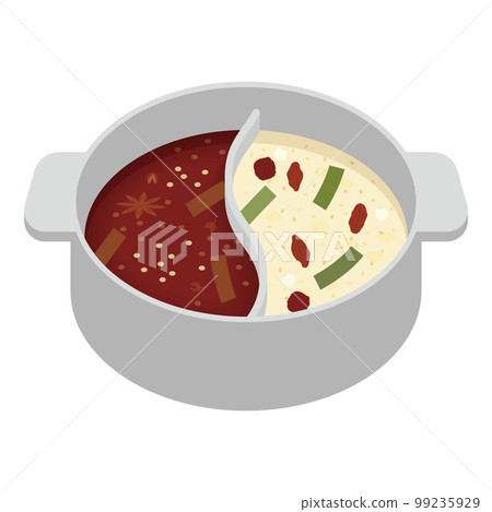 Illustration of a hot pot Illustration of a hot pot 99235929