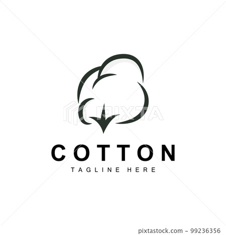 Cotton Logo, Soft Cotton Flower Design Vector Natural Organic Plants Apparel Materials And Beauty Textiles Cotton Logo, Soft Cotton Flower Design Vector Natural Organic Plants Apparel Materials And Beauty Textiles 99236356