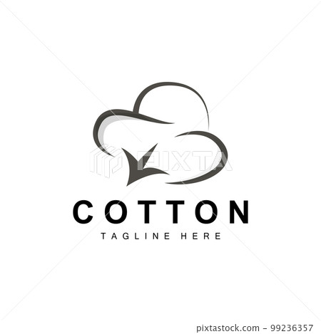 Cotton Logo, Soft Cotton Flower Design Vector Natural Organic Plants Apparel Materials And Beauty Textiles Cotton Logo, Soft Cotton Flower Design Vector Natural Organic Plants Apparel Materials And Beauty Textiles 99236357