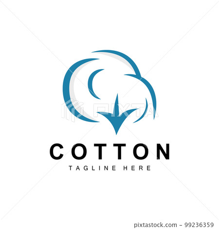 Cotton Logo, Soft Cotton Flower Design Vector Natural Organic Plants Apparel Materials And Beauty Textiles Cotton Logo, Soft Cotton Flower Design Vector Natural Organic Plants Apparel Materials And Beauty Textiles 99236359