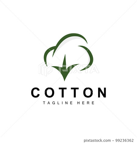 Cotton Logo, Soft Cotton Flower Design Vector Natural Organic Plants Apparel Materials And Beauty Textiles Cotton Logo, Soft Cotton Flower Design Vector Natural Organic Plants Apparel Materials And Beauty Textiles 99236362