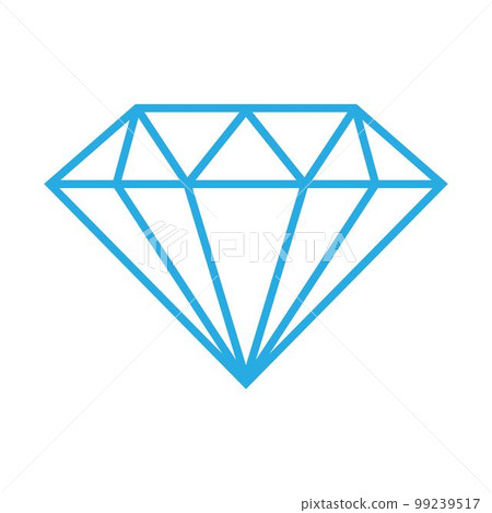 Diamond jewelery icon design Diamond jewelery icon design 99239517