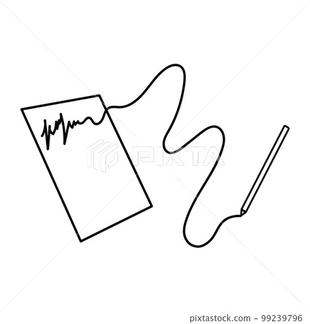 Paper sheets pile with abstract written text Paper sheets pile with abstract written text 99239796