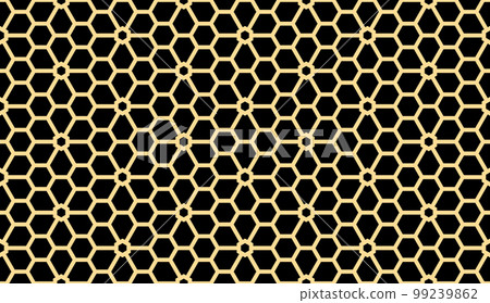 The geometric pattern with lines. Seamless vector background. Gold and black texture. Graphic modern pattern. Simple lattice graphic design The geometric pattern with lines. Seamless vector background. Gold and black texture. Graphic modern pattern. Simple lattice graphic design 99239862