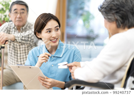 Caregiver who manages physical condition 99240737