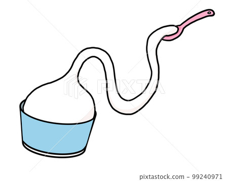 Illustration of Turkish ice cream 99240971