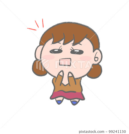 Girl shouting Girl shouting 99241130