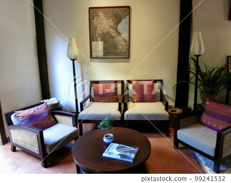 Laos Luang Prabang colonial architecture room 2 Laos Luang Prabang colonial architecture room 2 99241532