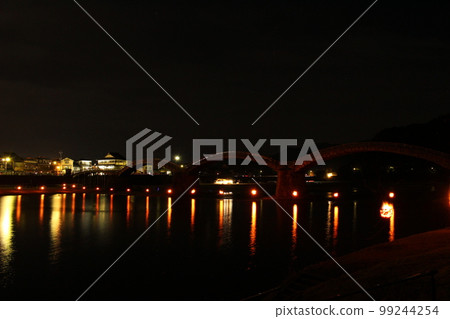 Kintaikyo Art Festival Yamaguchi Tourism Iwakuni City Yokoyama Kintaikyo Bridge in flames A magical Japanese space #Bonfire Kintaikyo Art Festival Yamaguchi Tourism Iwakuni City Yokoyama Kintaikyo Bridge in flames A magical Japanese space #Bonfire 99244254