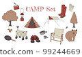 Camping illustration set 99244669