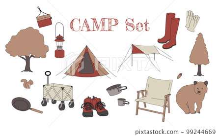 野營的插圖集 野營的插圖集 99244669