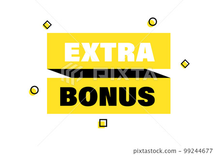 Extra bonus icon. Marketing concept. Business success Extra bonus icon. Marketing concept. Business success 99244677